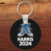 HARRIS 2024 Stem President Kamala Verkiezingssneak Sleutelhanger (Voorkant)