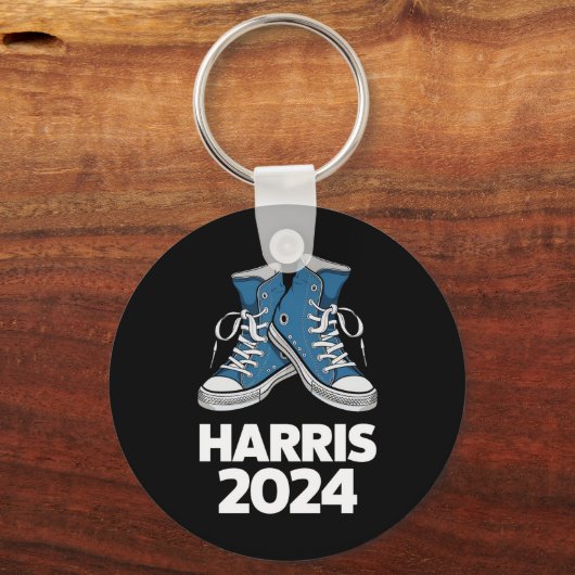 HARRIS 2024 Stem President Kamala Verkiezingssneak Sleutelhanger (Voorkant)