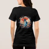 Harris 2024: Stoutmoedige steun voor de verkiezing Tri-Blend Shirt (Achterkant)