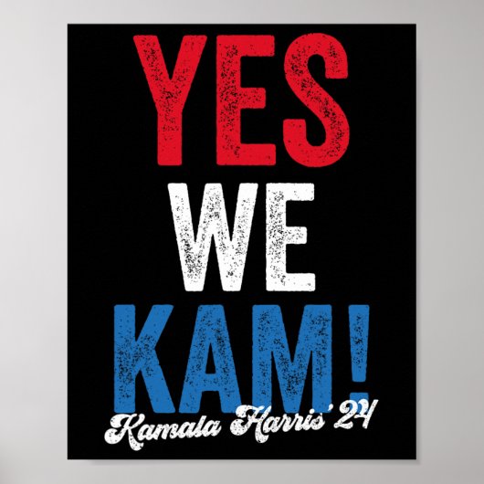 Harris 2024 Support I&#'; m met haar Kamala Harris Poster (Voorkant)