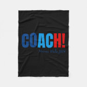 Harris 2024 Tim Wheimer Coach Fleece Deken (Voorkant)