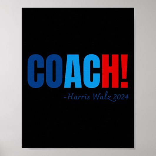 Harris 2024 Tim Wheimer Coach Poster (Voorkant)