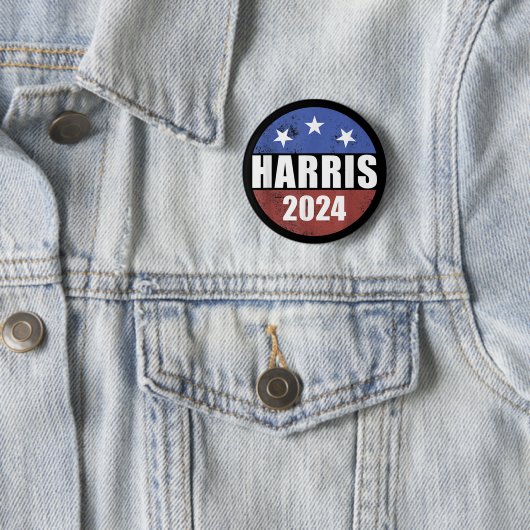 Harris 2024 Verkiezing Button President Harris (In situ)