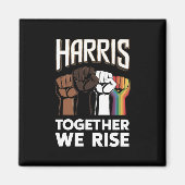 Harris 2024 Verkiezing LGBT Kamala Harris 2024 Magneet (Voorkant)