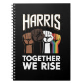 Harris 2024 Verkiezing LGBT Kamala Harris 2024 Notitieboek (Voorkant)