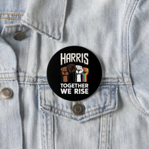 Harris 2024 Verkiezing LGBT Kamala Harris 2024 Ronde Button 7,6 Cm