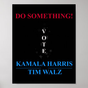 Harris 2024 Verkiezing - Michelle Obama Doe Iets Poster