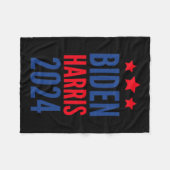 Harris 2024 Verkiezingen Fleece Deken (Voorkant (Horizontaal))