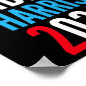 Harris 2024 Verkiezingsstemming 2024 Poster (Hoek)