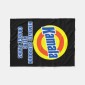 Harris 2024 verwijdert eigenwijze Oranje vlekken 1 Fleece Deken (Voorkant (Horizontaal))