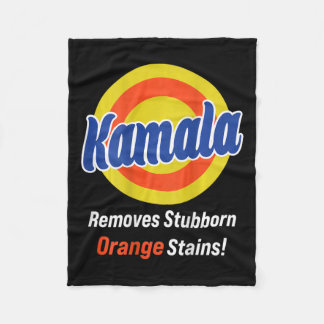 Harris 2024 Verwijdert hardnekkige Oranje vlekken  Fleece Deken