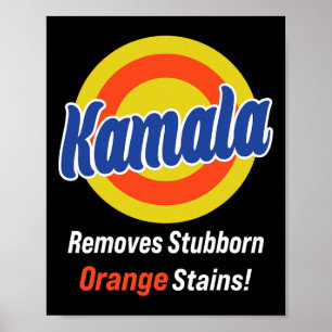 Harris 2024 verwijdert hardnekkige Oranje vlekken  Poster