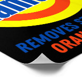 Harris 2024 verwijdert hardnekkige Oranje vlekken Poster (Hoek)