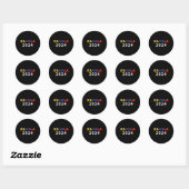 Harris 2024 voor President Ronde Sticker (Vel)