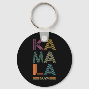 Harris 2024 Voorzitter Verkiezingscampagne Retro Sleutelhanger