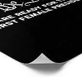 Harris 2024 Wij de mensen eerste Vrouw President Poster (Hoek)