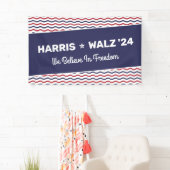 Harris 2024 - Wij geloven in vrijheid Spandoek (Insitu)