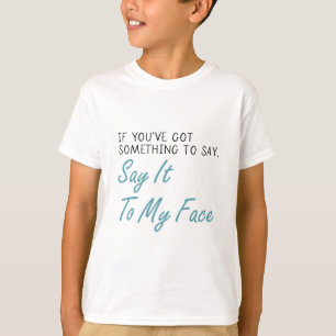 Harris 2024 Zeg het tegen mijn gezicht eerste Vrou T-shirt