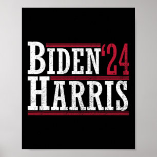 Harris &#'; 24 Biden 2024 Verkiezing President Bid Poster
