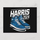 Harris 24 Stem President Kamala Verkiezing Sneaker Briefkaart (Voorkant)