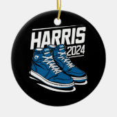Harris 24 Stem President Kamala Verkiezing Sneaker Keramisch Ornament (Voorkant)