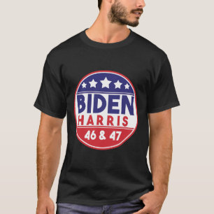Harris 46 47 Democraat Biden Harris T-shirt