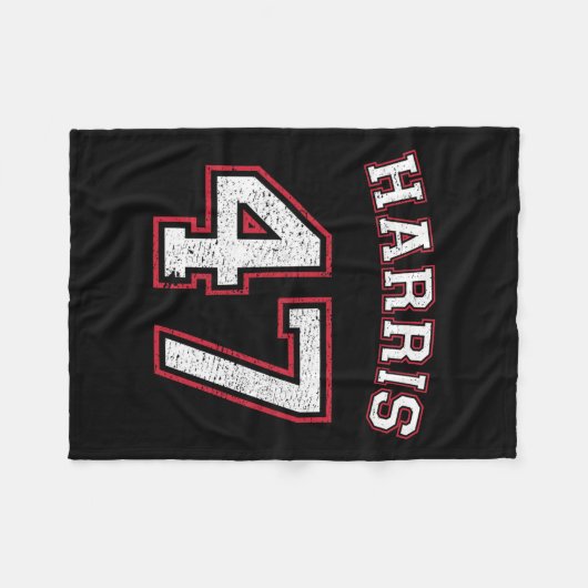 Harris 47 47e President Fleece Deken (Voorkant (Horizontaal))