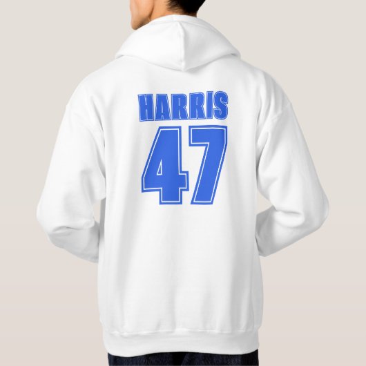 Harris 47 Als we vechten winnen we voor en achter Hoodie (Achterkant)