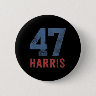 Harris 47 eerste vrouw President voor meisjes en t Ronde Button 5,7 Cm