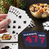 Harris 47 I - Kamala Harris voor President Pokerkaarten (Insitu)