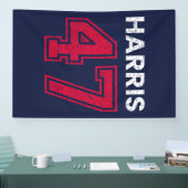 Harris 47 I - Kamala Harris voor President Spandoek (Beurs)