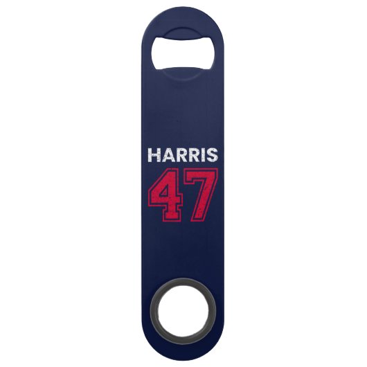 Harris 47 I - Kamala Harris voor President Speed Flessenopener (Voorkant)