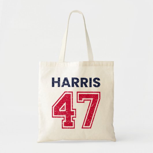 Harris 47 I - Kamala Harris voor President Tote Bag (Voorkant)