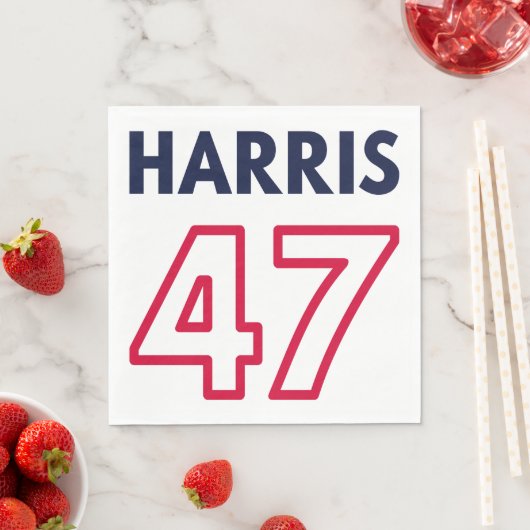 Harris 47 III - Kamala Harris Voor President Servet (Insitu)