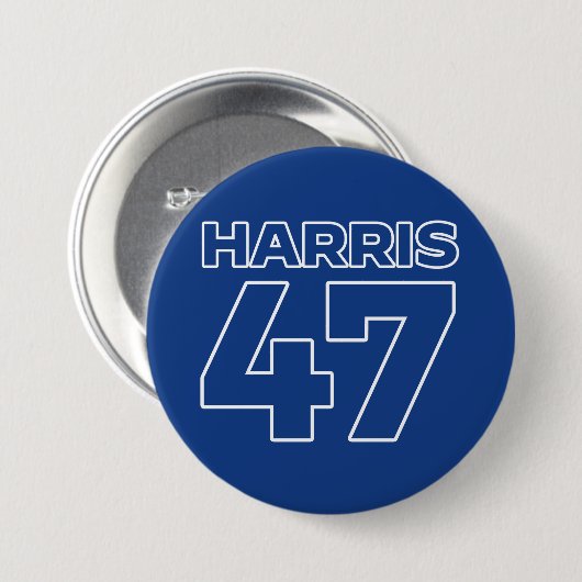 Harris 47 ronde button 7,6 cm (Voorkant /achterkant)