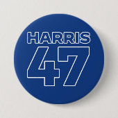 Harris 47 ronde button 7,6 cm (Voorkant)