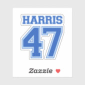 HARRIS 47 STICKER (Vel)