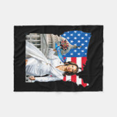 Harris 47e President Verenigde Staten 2024 Fleece Deken (Voorkant (Horizontaal))