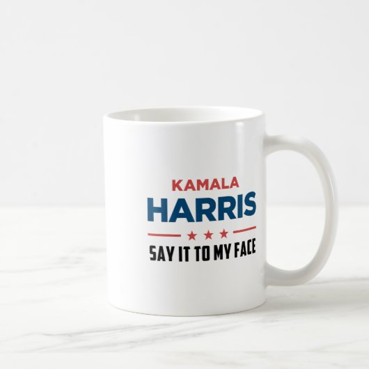 Harris als je iets te zeggen hebt koffiemok (Rechts)