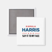 Harris als je iets te zeggen hebt magneet (Voorkant / Achterkant)