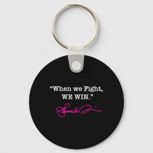 Harris - Als we vechten winnen we - Hot Pink Signa Sleutelhanger