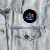 Harris American Flag Bootleg Ronde Button 5,7 Cm (In situ)