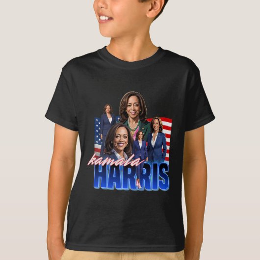 Harris American Flag Bootleg T-shirt (Voorkant)