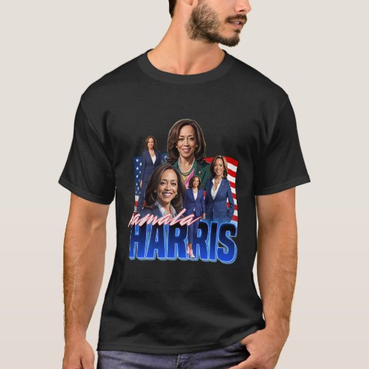 Harris American Flag Bootleg T-shirt (Voorkant)