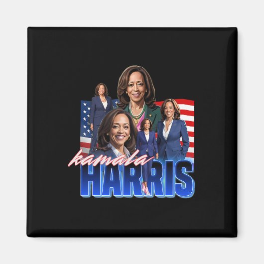 Harris Amerikaanse Vlag Bootleg Magneet (Voorkant)