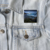 Harris Beach Park | Oregon Vierkante Button 5,1 Cm (In situ)