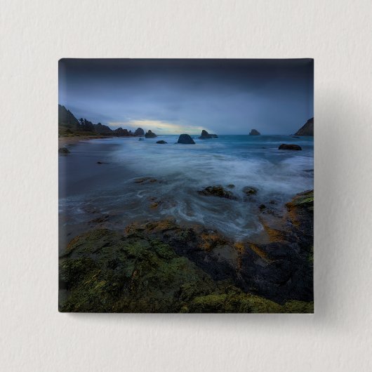 Harris Beach Park | Oregon Vierkante Button 5,1 Cm (Voorkant)