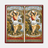 Harris, Beebe, & Co. - Pocahontas kauwtabak Magneet (Voorkant)