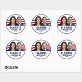 HARRIS BESHEAR 2024 RONDE STICKER (Vel)