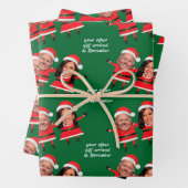 Harris Biden Funny Santa Wrapping Paper (In situ)